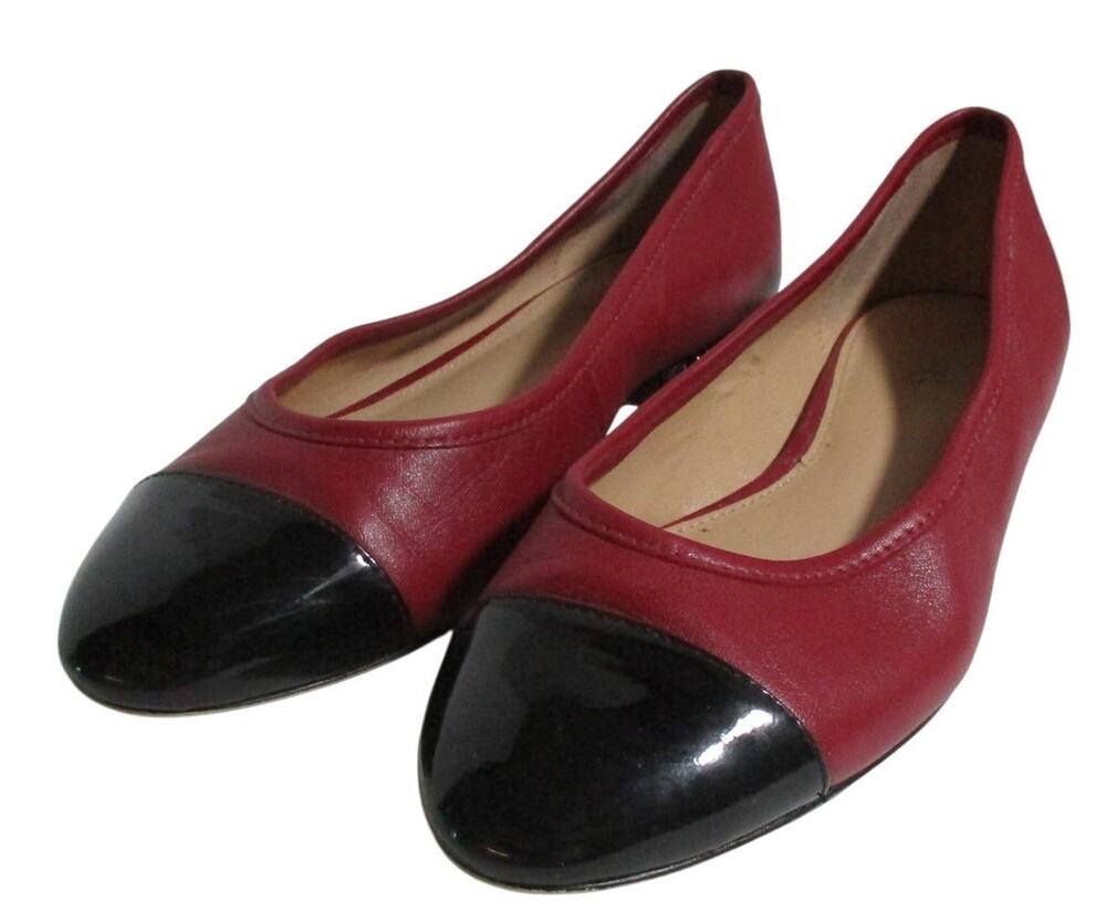 Michael Kors Women's Burgundy & Black Slip On Flats Size 6M